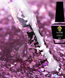 D08 Party Top Coat Petal 15ml Pack de 25 pces