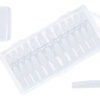 Box 240 Tip-Press On Nails Carré #S Clear -Pack de 20 pces-