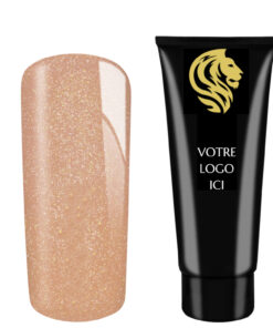 AcrylGel Glimmer Rose Gold HEMA/Di-HEMA FREE 30ml Pack de 10pz