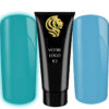 AcrylGel Night Light Blue HEMA/Di-HEMA FREE 30ml Pack de 10pz
