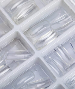 Alternative view of Box 100 Tip-Press On Nails Carré #S Clear -Pack de 12 pces-