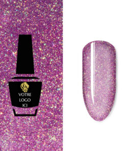 M10681 Holographic Gel Polish Semipermanent HQ Hema / Di-Hema Free 10ml Pack de 50 pces