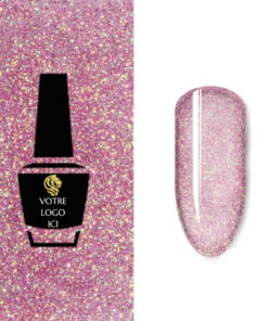 M10680 Holographic Gel Polish Semipermanent HQ Hema / Di-Hema Free 10ml Pack de 50 pces