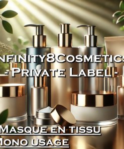 Private Label – Produits Cosmétiques – Soins Visage – Masque en tissu Mono usage