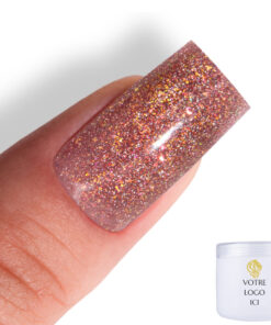 Alternative view of Sparkly BuilderGel HEMA Di-Hema & TPO FREE Bricky