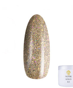 Sparkly BuilderGel HEMA Di-Hema & TPO FREE Gold
