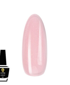 Base S.O.S. Nail Color HEMA/Di-HEMA Free & TPO Free - Sparkly Nude